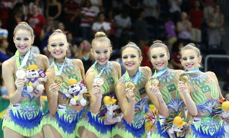 Brasil conquista ouro e prata na ginástica rítmica nos Jogos Pan
