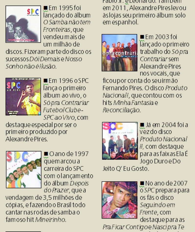 CD SPC Só Pra Contrariar - 1997 - Mineirinho